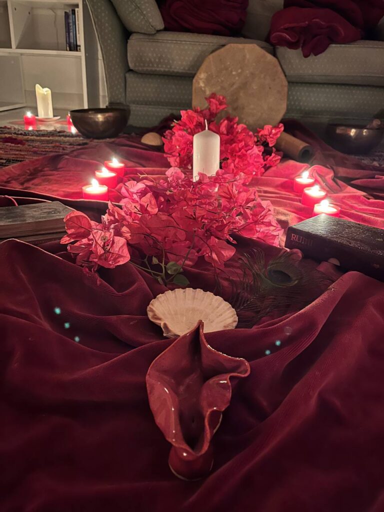 Cacao-Ceremony Altar